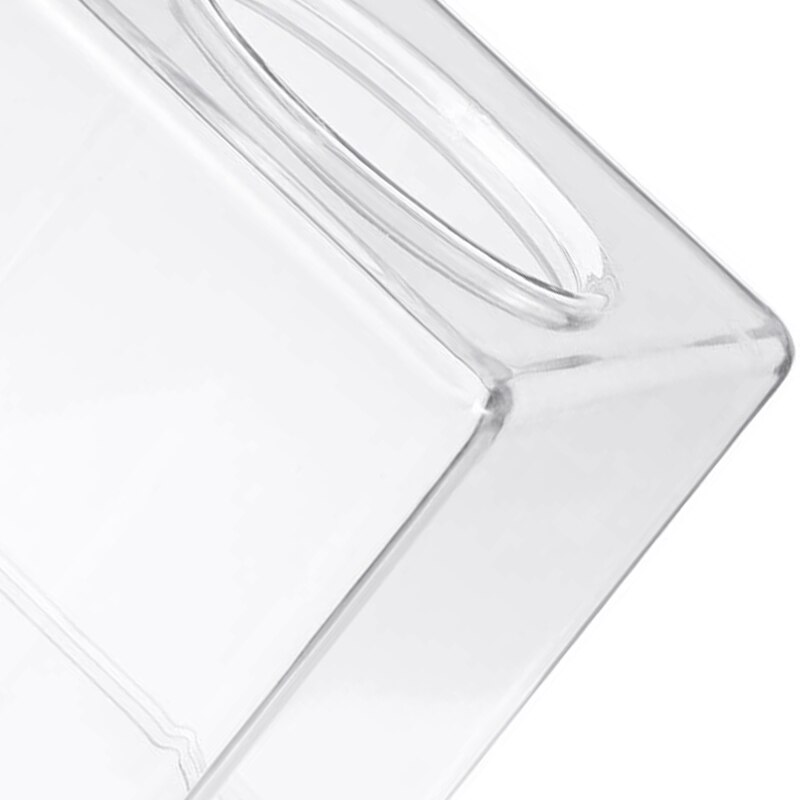 Square Tissue Box Cover Tissues Paper Holder for Bathroom Tissue Box Plastic Toilet Paper Holder Box Layer Napkin Dispenser Orga