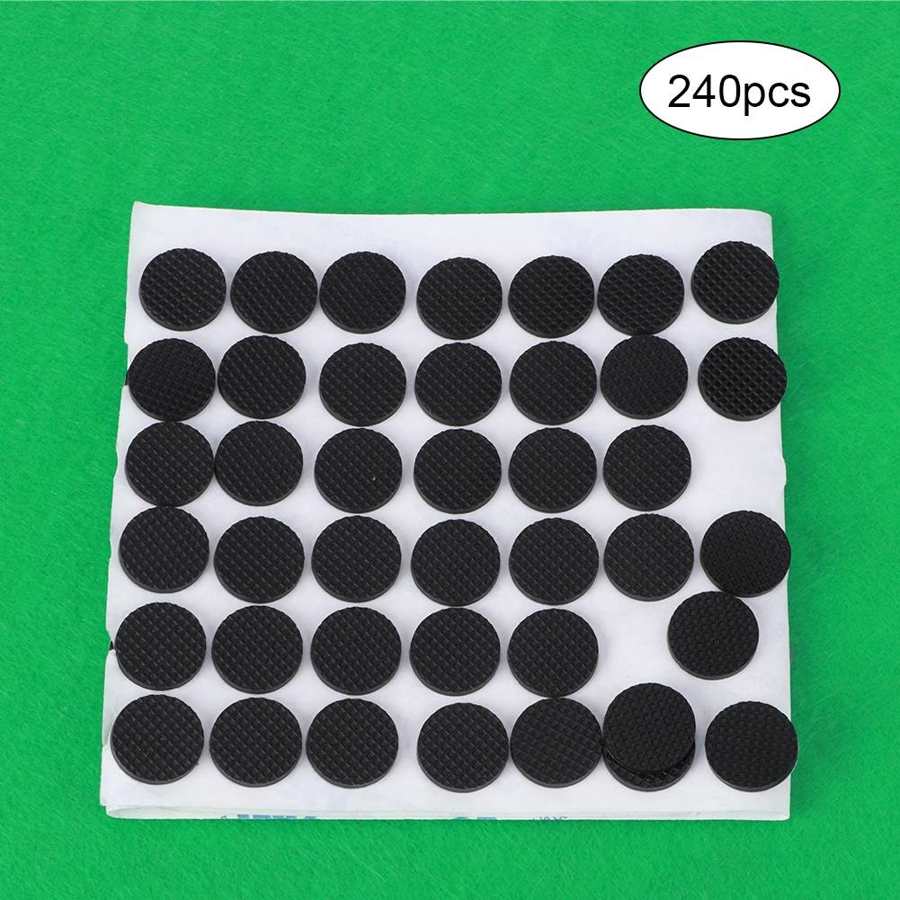 240Pcs Waterdichte Siliconen Pads Afdichting Ronde Mat Schroef Bevestiging Washer 15Mm X 2Mm Deur Silicon Bumper