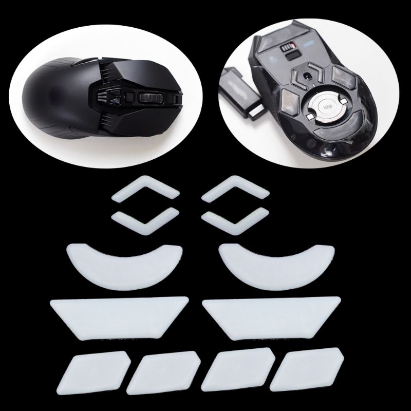 1 jogos/pacote jogos mouse pés mouse skate para logitech g903 branco mouse pads