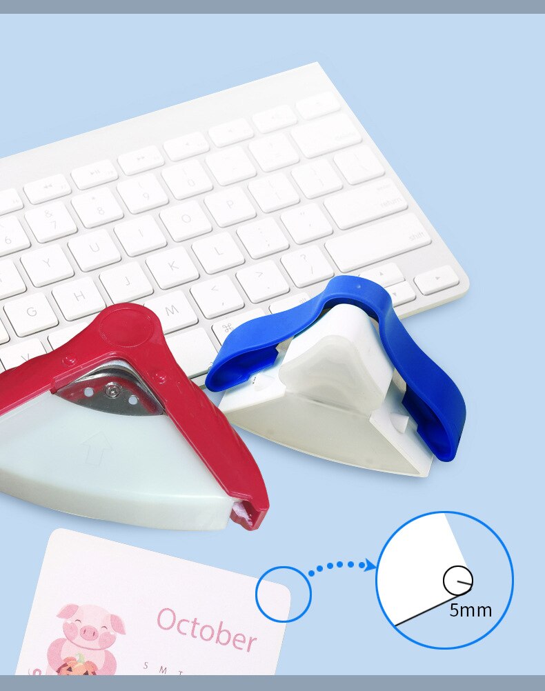 Diy Mini Corner Rounder 5Mm Kaart Papier Punch Craft Cirkel Patroon Foto Cutter Tool Briefpapier Gat Craft Scrapbooking R5 r10