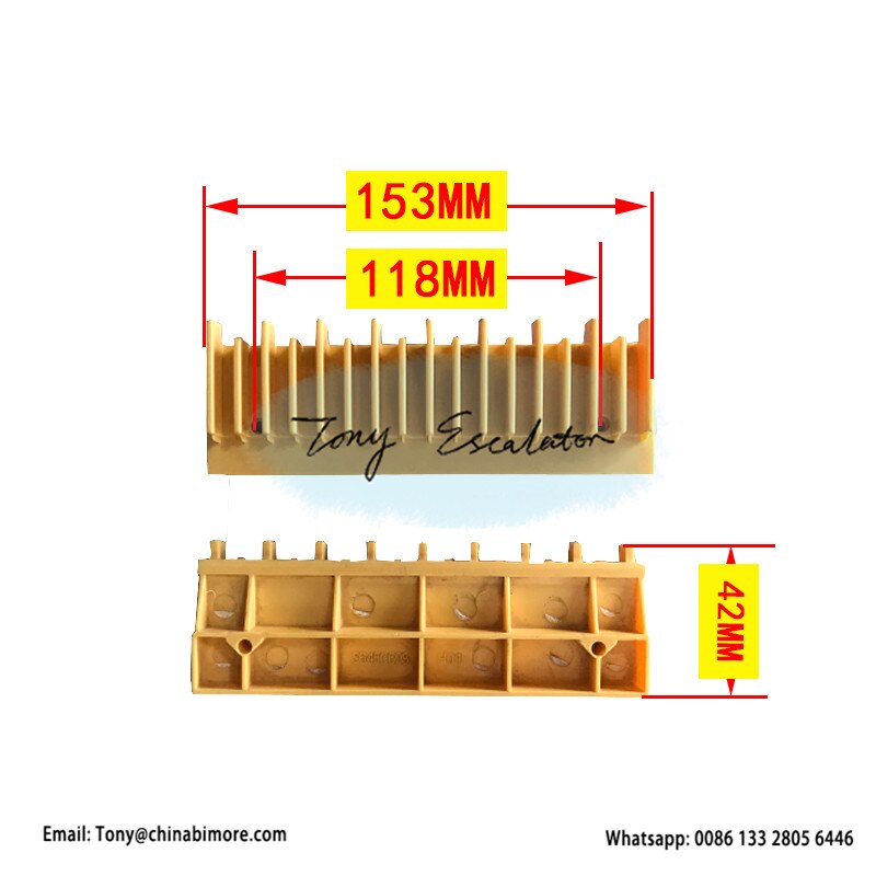 S645C608 Escalator Plastic Demarcation Yellow