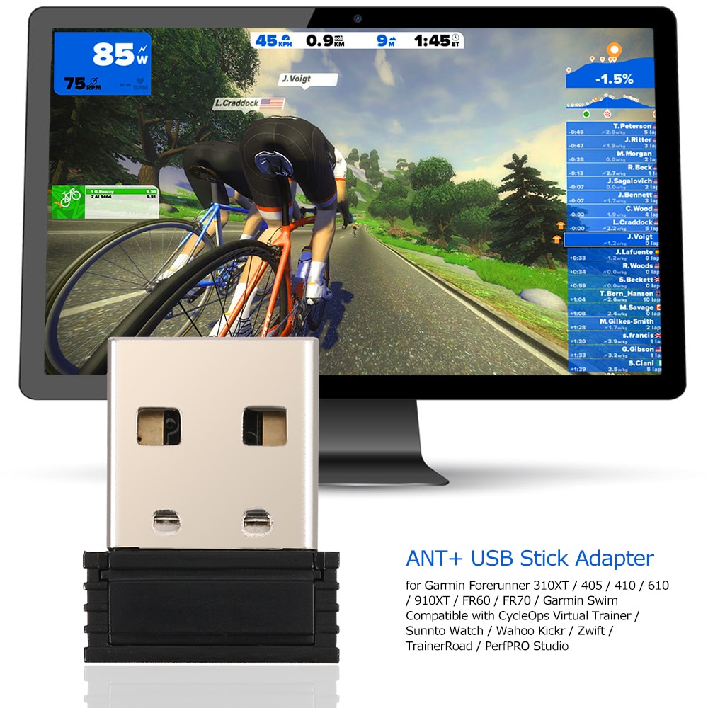 Anself Ant + Usb Stick Adapter Mini Usb Ant + Stok Gadgets Draagbare Usb Adapter Voor Zwift Onelap Fietsen fitness Apparaat