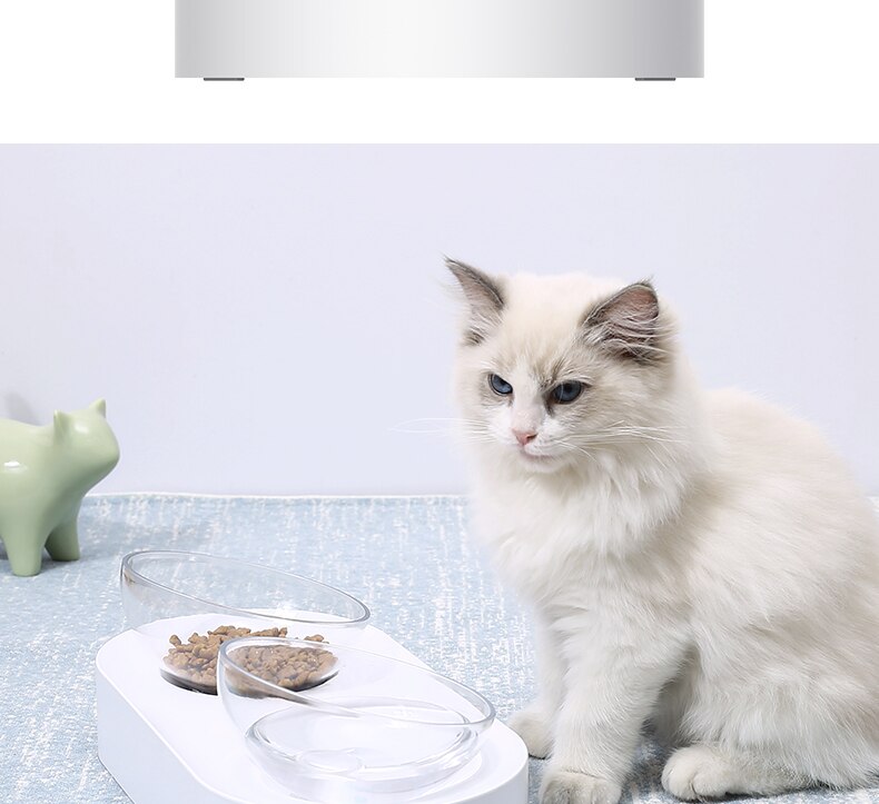 Xiaomi PETKIT Pet Bowl Feeding Dishes Adjustable Double Feeder Bowls Water Cup Cat Bowls Drinking Bowl Plastic / Stainless Steel