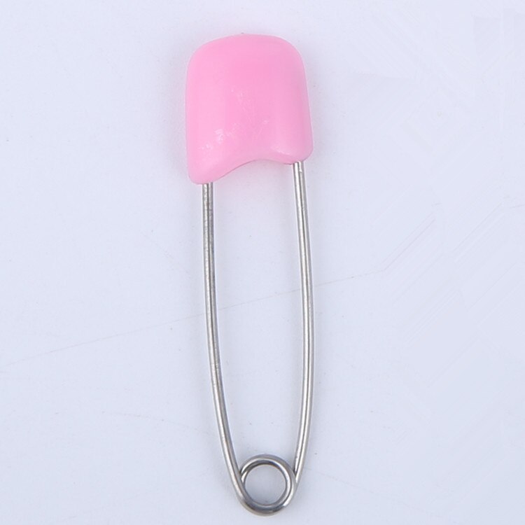 10Pcs 55Mm Veiligheidsspelden Kind Proof Veiligheid Pin, candy-Kleur-Smile Leuke Baby Veilig Pinnen, Plastic Hoofd, Voor Stof Luiers