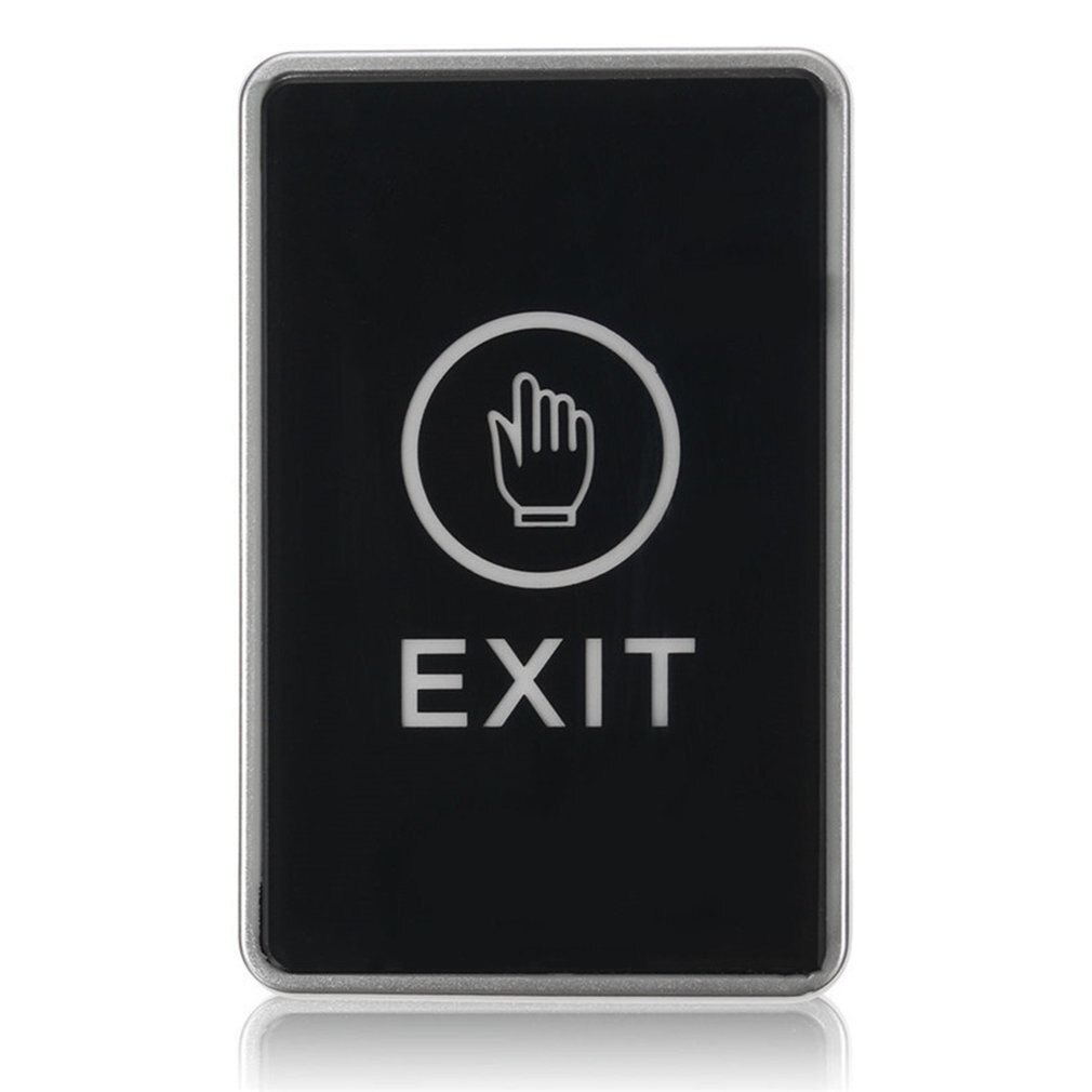 Push Touch Sensor Exit Button Security Access Control System Door Exit Release Button With LED Indicator Light for Home