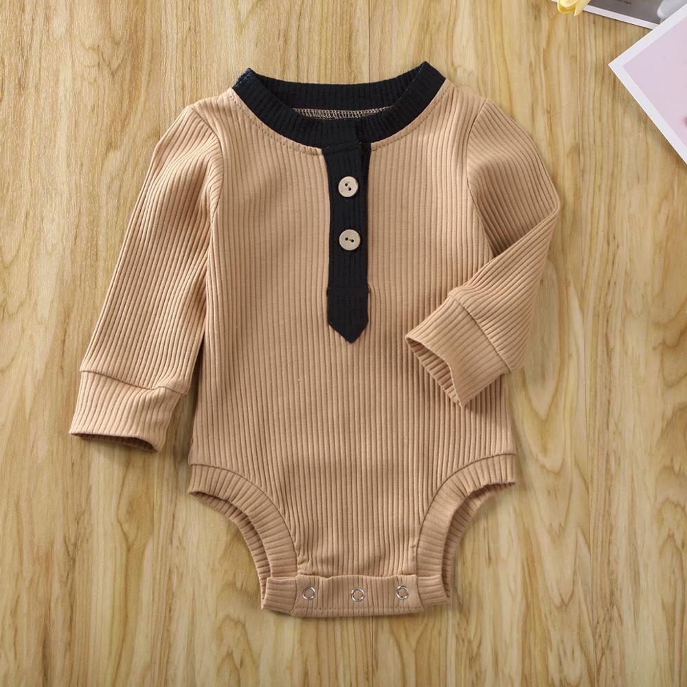 Pasgeboren peuter baby jongen romper lange mouwen patchwork zonnepak outfit kleding playsuit kleding