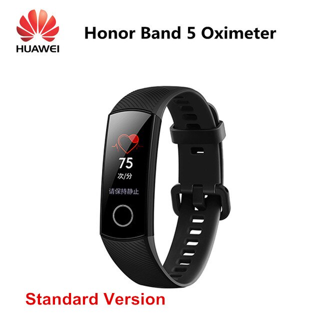 Originale Huawei Honor Fascia 5 NFC Versione Touch Screen Banda Intelligente Inseguitore di Fitness Frequenza Cardiaca di Ossigeno Nel Sangue Intelligente Banda Honor fascia 5: Black