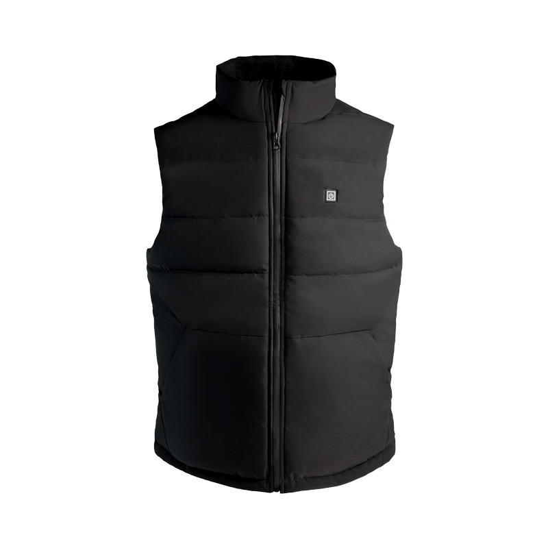 Xiaomi-Chaleco eléctrico de grafeno para hombre, chaqueta térmica inteligente con USB, 4 áreas de calefacción, para exterior e Invierno: 2XL / Negro