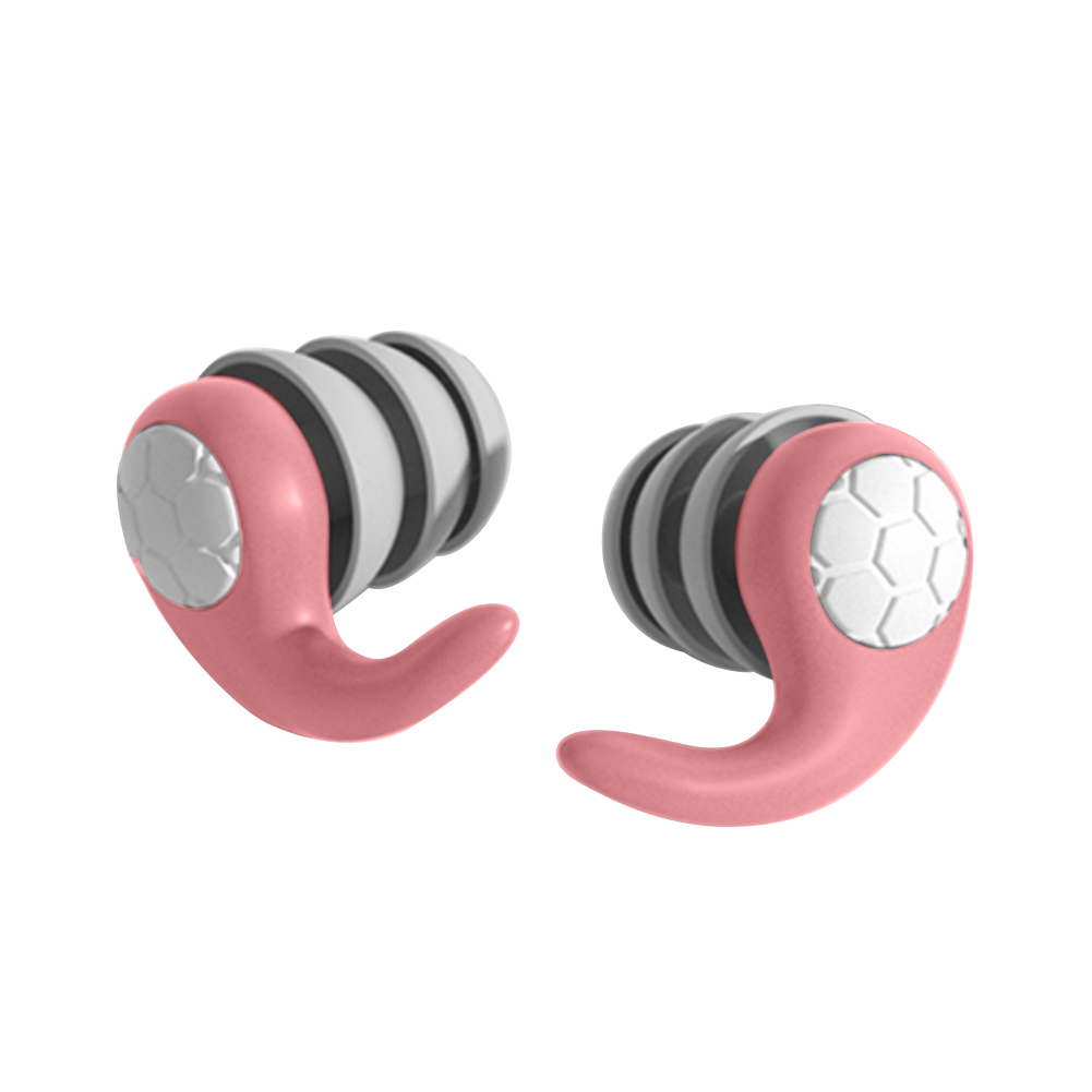 Sleep Ear Plug Waterproof Silicone Swimming Ear Protector Canceling Noise Reduction Soundproof Sleeping Earplugs for Travel Home: Blue
