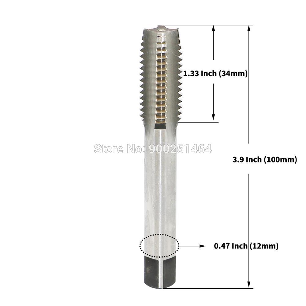 M16 X 1.5 Mm Hoge Snelheid Staal Metricthread Tap Rechtse Draad