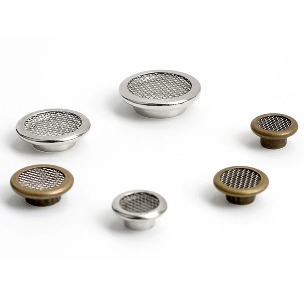 100set Silver Brass Mesh Metal Grommet Eyelets Install Tool Grommet Kits Craft Making, Repair, Decoration and DIY Projects