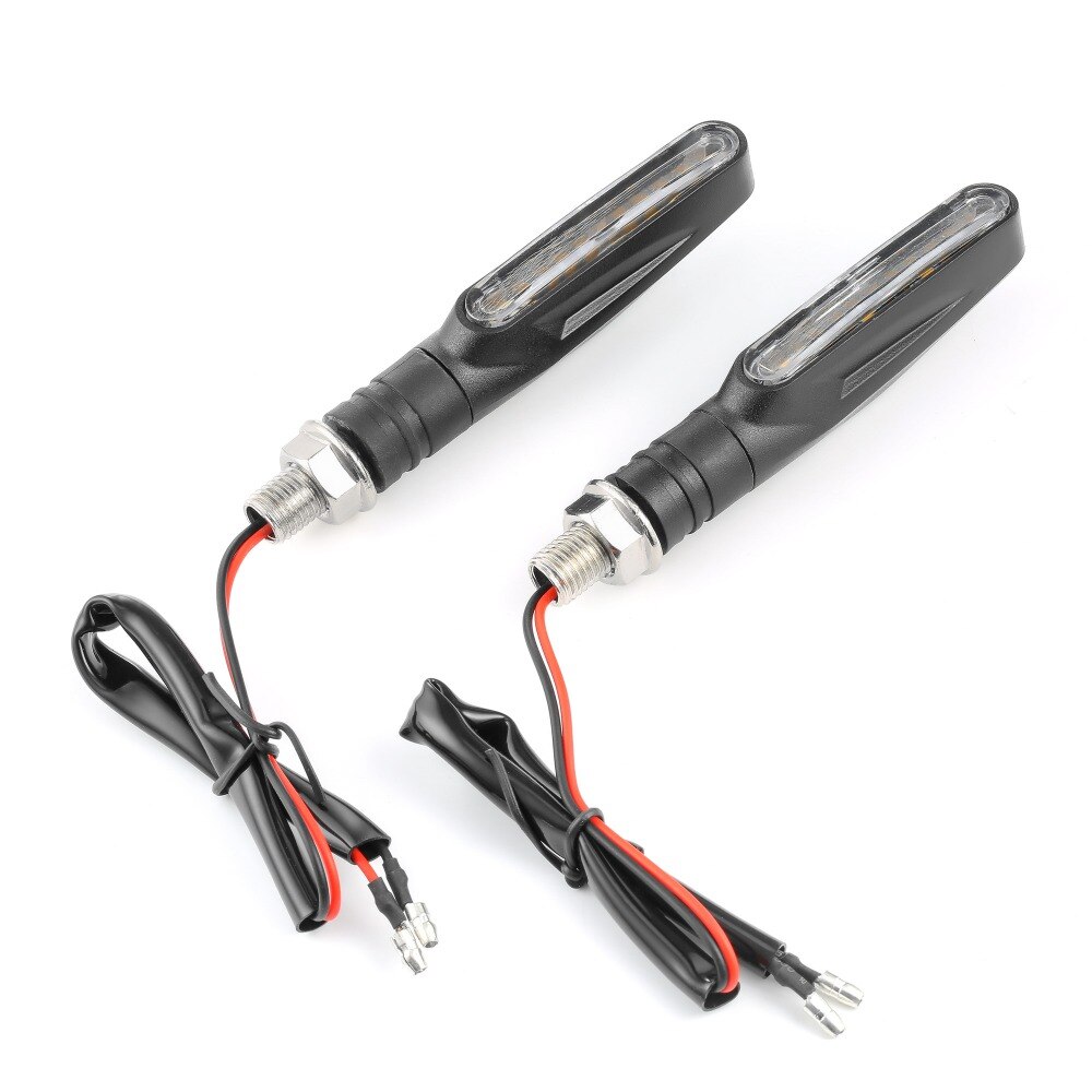 4 Stuks Motorcycle Knipperlichten Buigbare Motorbike Indicator Blinker 12 Led Moto Achterlichten Signal Lamp