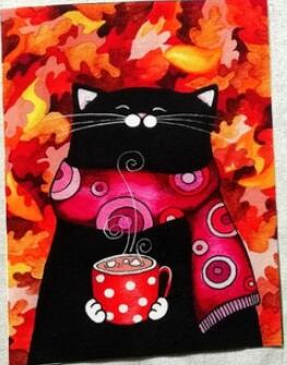 Cut Cat Succulent Hand Geverfd Stof Gedrukt Voor Diy Patchwork Thuis Mix 8 Stuks Decora Op Muur Natuurlijke 15X20cm: H1-7