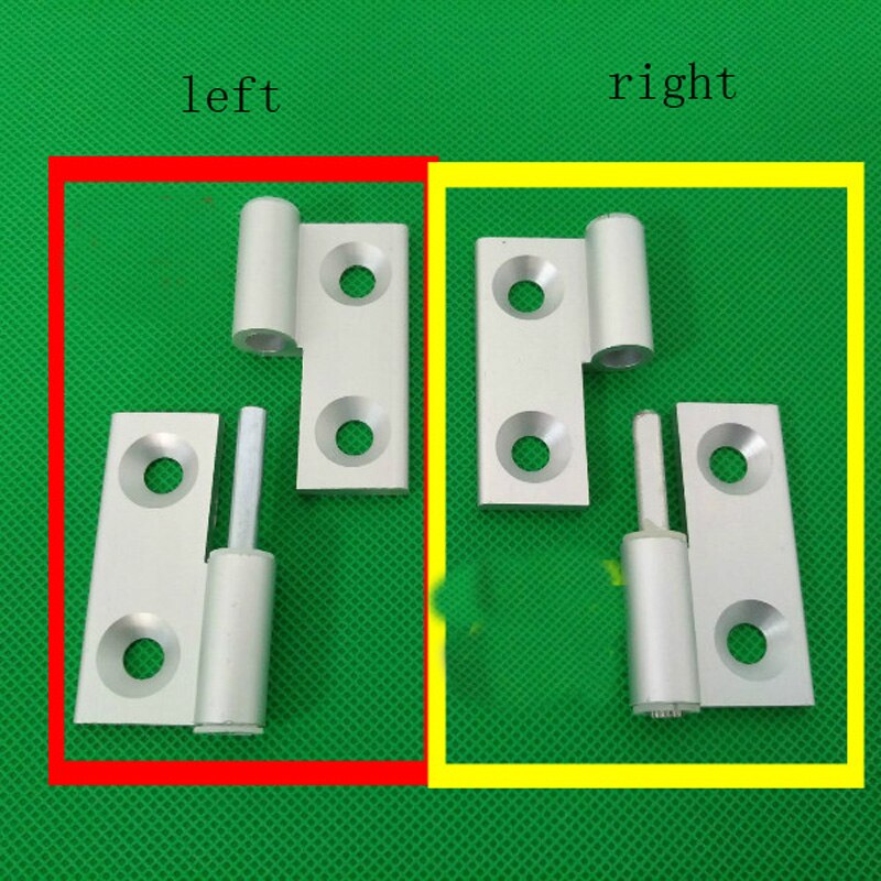 GN 2294 Bisagras desmontables con ala doble, de aluminio, para uso con  perfiles de aluminio / elementos de panel