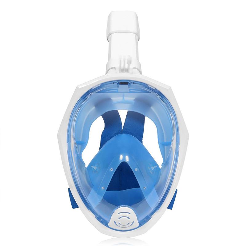 Duikbril Onderwater Scuba Anti Fog Volledige Gezicht Duikbril Snorkelen Set Met Anti-Slip Ring Snorkel # Ed