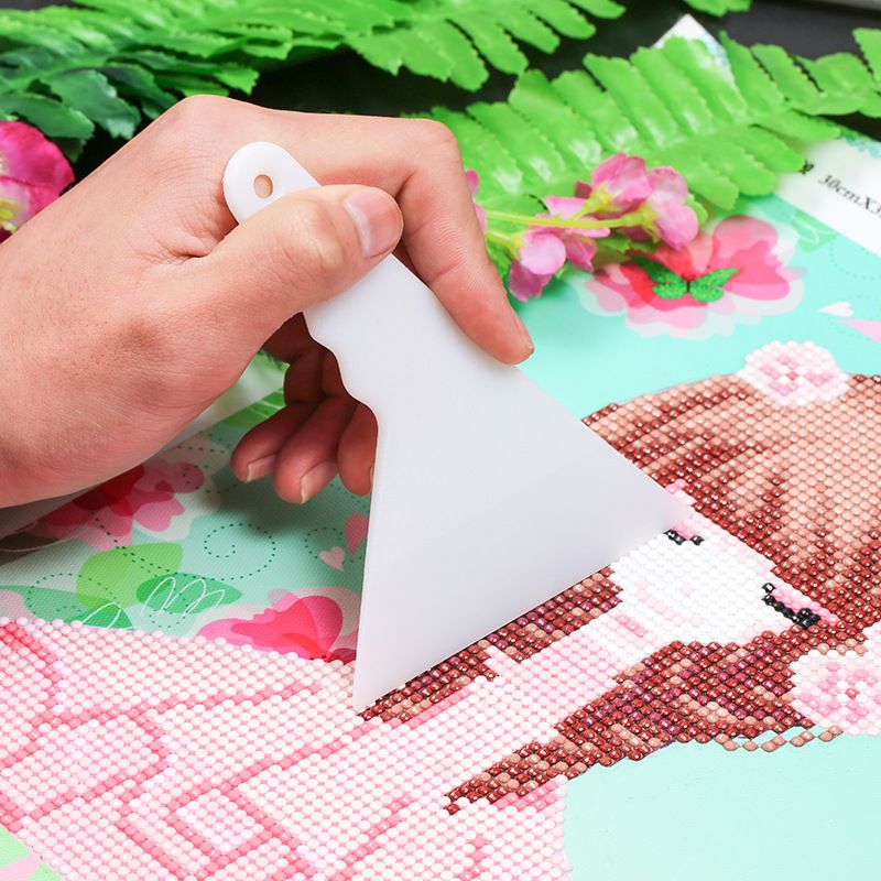 Diamond Embroidery Paste Sticker Dotting Rhinestone Point Anti-stick Drilling Ruler Tools DIY Diamond Painting Accessory Ruler