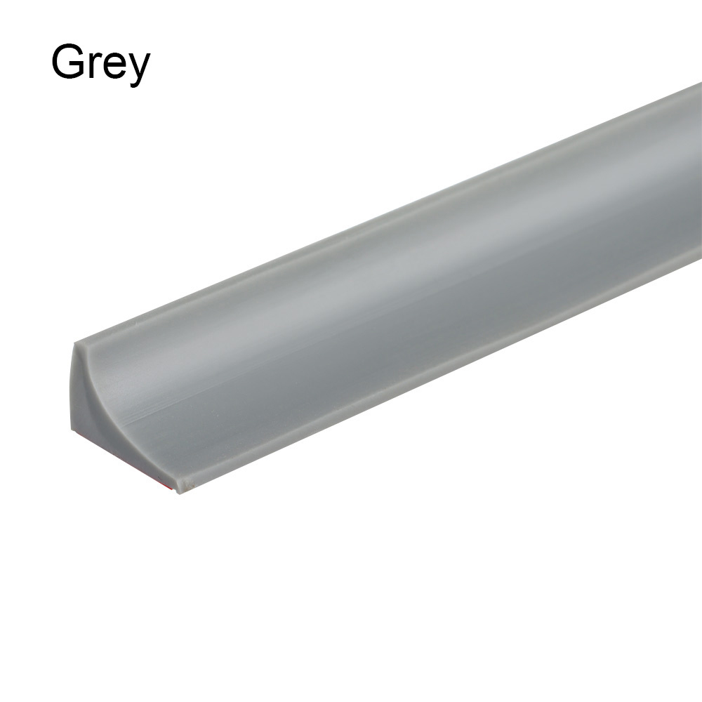 Tampa de água do banheiro de silicone auto-adesivo tira de retenção de água dobrável porta do banheiro máquina de lavar chuveiro barreira da barragem: Grey / 50cm