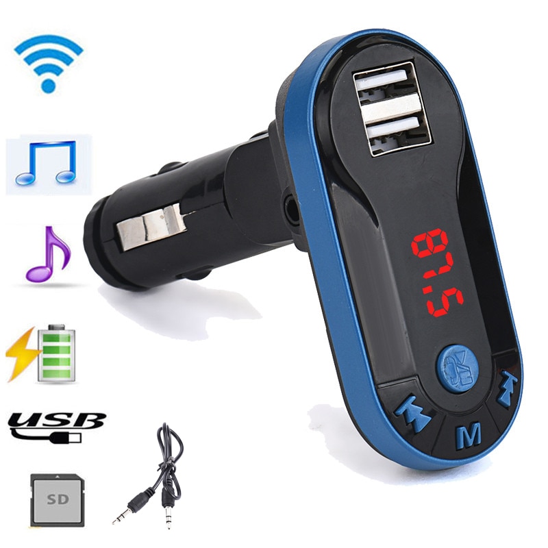 kabellos Wagen Bausatz Bluetooth FM Sender LCD MP3 Spieler USB Ladegerät 3,1 EIN Auto Zubehör Unterstützung TF Karte/USB Lesen