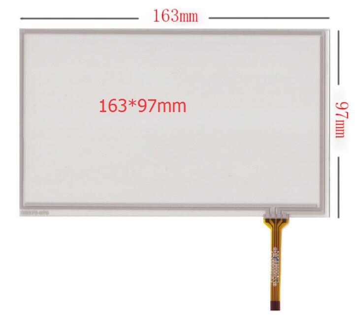 7 "touchscreen voor Texet tb-710HD tb-740HD 163*97mm.