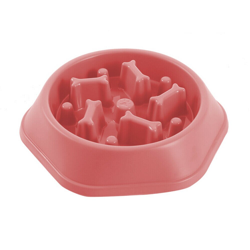 Pet Slow Eating Dog Bowl Slow Feeder Puppy Slow Down Eating Feeder Dish Bowl Anti Gulping Prevent Obesity Pet Dogs Supplies: C