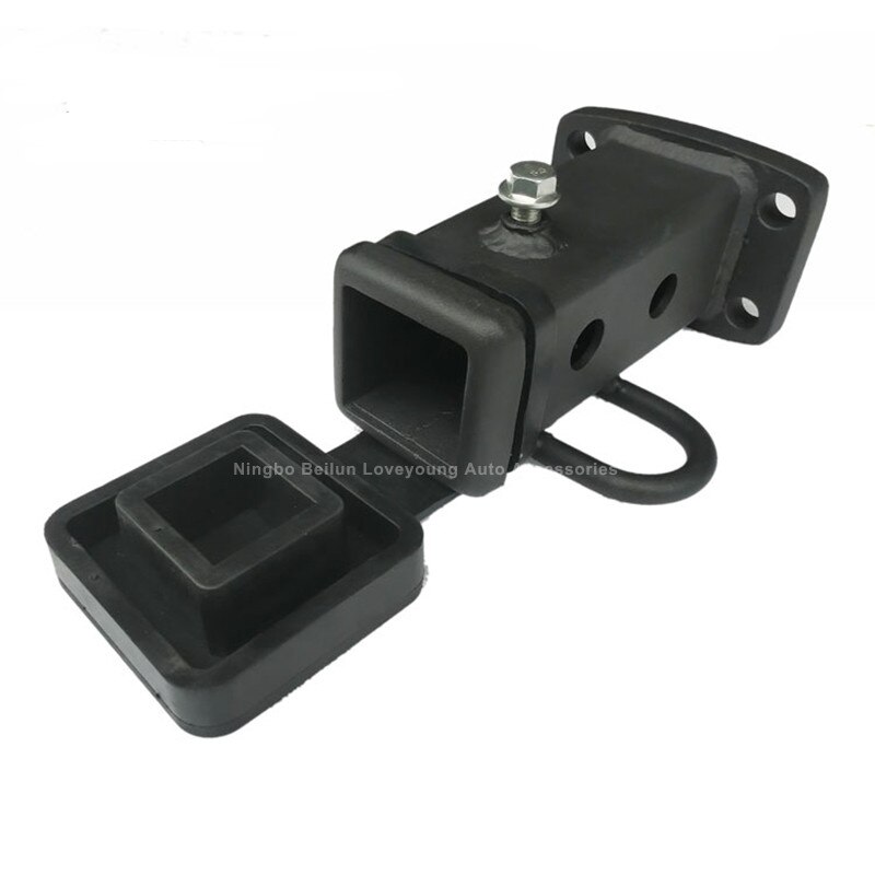 Black Rubber Trailer Hitch Receiver Cover /Universal Receiver Plug Tube Cap/Protective Cover