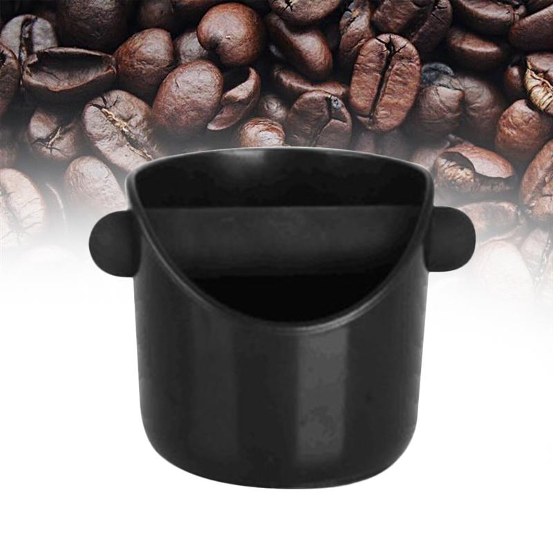 Coffee Grind Knock Box Espresso Dump Bin Organizer Espresso Grinds Waste Container Detachable ABS Coffee Knock Box Waste Bin
