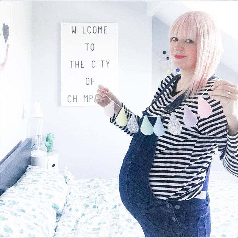 Baby Bumper Voor Pasgeborenen Baby Room Decor Rainbow Regendruppels Opknoping Muur Kinderen Tent Kamer Decoratie Bumper Fotografie Props