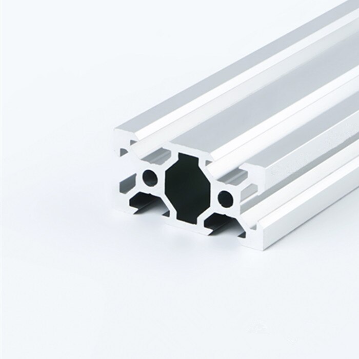 2040 aluminium extrusieprofielen lengte 50mm europese norm 2040v- sleuven zilverzwart werkbank