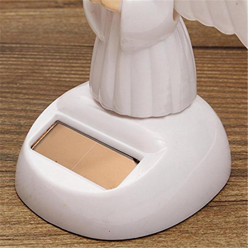Solar Powered Tanzen Flip Schwingen Tänzerin Kinder Spielzeug Engel Mädchen Form kinder Weihnachten Energiesparende Vorhanden