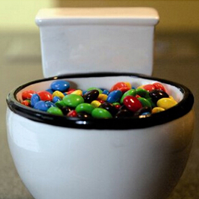 Toilet Mug, Funny 280ml Ceramic Coffee Tea Cup Mug in the Shape of a Toilet – Perfect for Home or Office, Great Mug