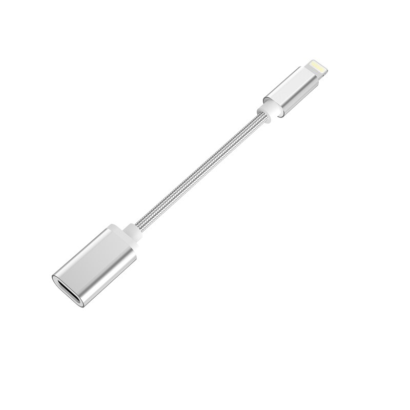 Lightning Male Naar Type-C Vrouwelijke Otg Adapter Voor Iphone 11 Pro Max,Xs Max,Xr, ipad Air, Ipod Ondersteuning USB-C Digitale Hoofdtelefoon Dac