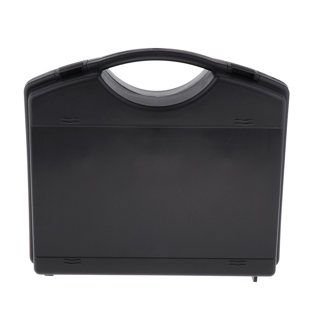 1pc Durable Plastic Wireless Microphone Storage Case Box Holds 2 Microphone