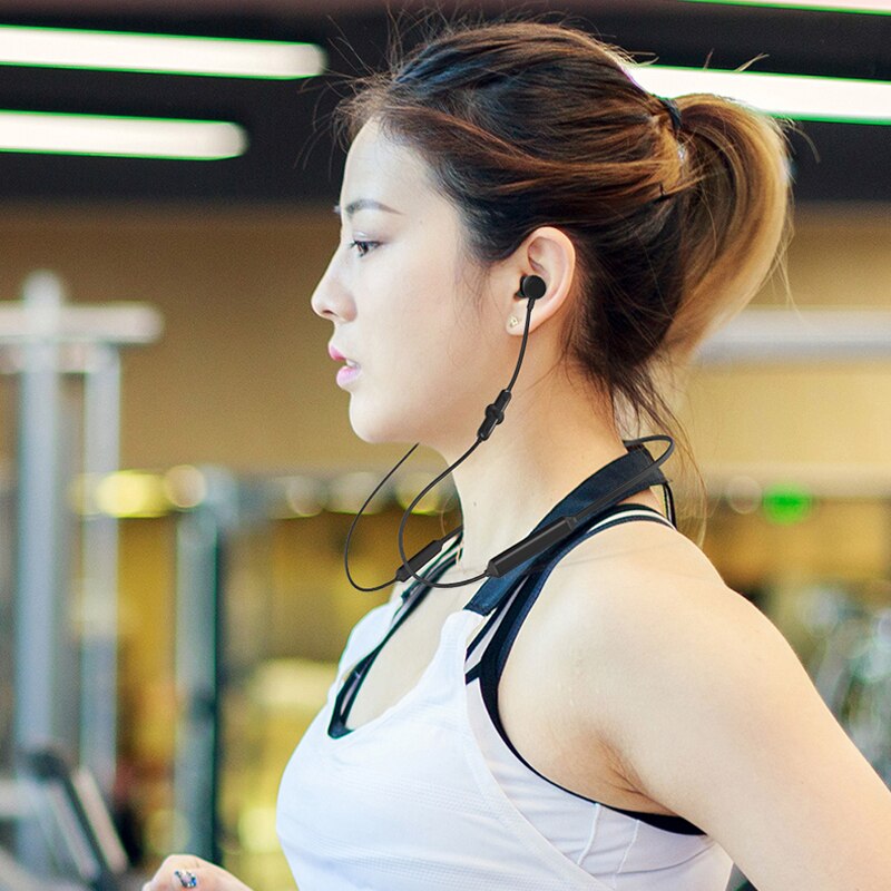 AEVYVKV Neckband Headphones - Wireless Bluetooth 5.0 - Waterproof IPX5 - 48h Playtime - with Mic