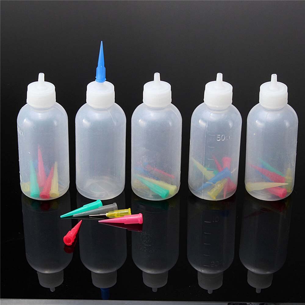 Botellas escurribles para pintura de Jam, decoración de pasteles, repostería familiar, herramientas de dibujo, bote para mermelada, 50ML