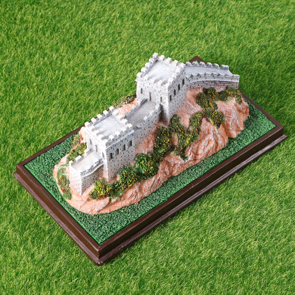 1pc Classical Architecture Model Great Wall of China Model Architectural Furnishing Articles Ornaments Props for Home Decor