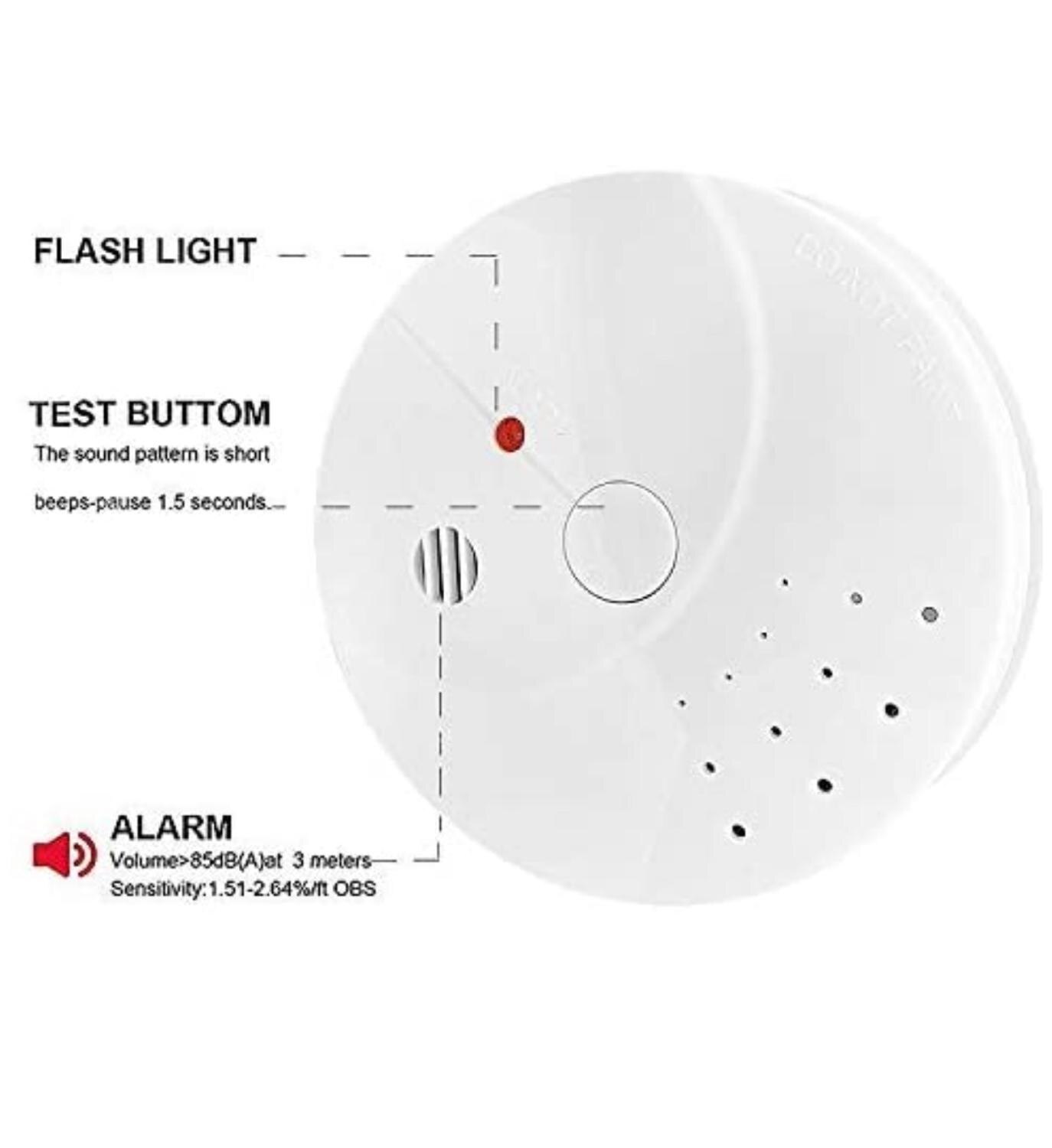 Fire Alarm Sensor CO Carbon Monoxide Sensors Alarm Security Protection CO Carbon Poisoning Detector