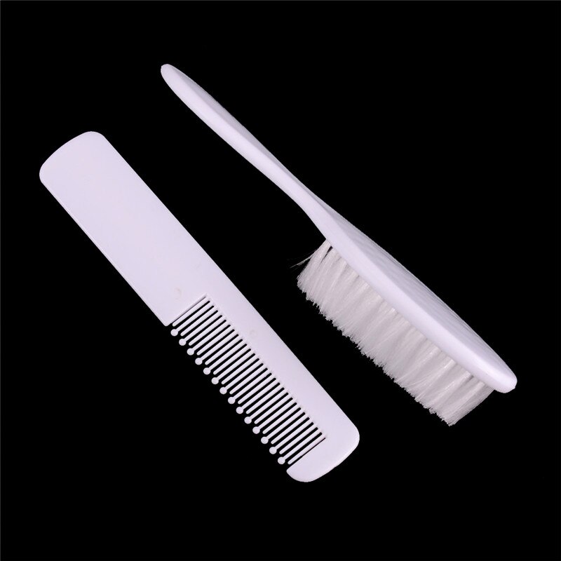 2Pcs/Set Baby Soft Hair Brush ABS Newborn Hair Brush Infant Head Comb