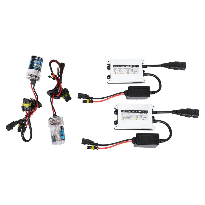 55W HID Xenon Headlight Conversion Kit H11(H8 H9) 6000K