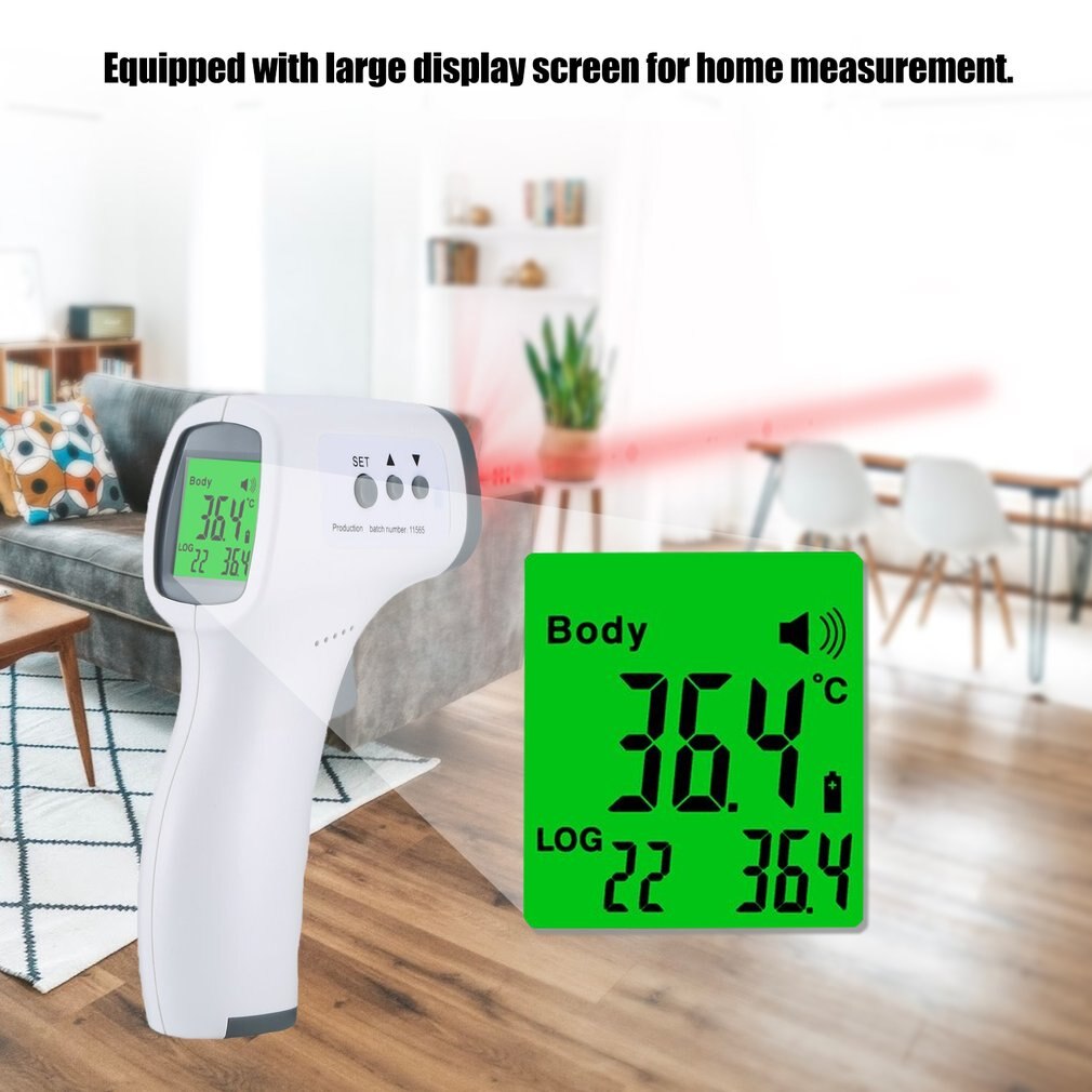 Digital nicht-Kontakt Körper Thermometer Tragbare Baby Erwachsene IR Ohr Stirn Temperatur Prüfung Fieber Thermometer