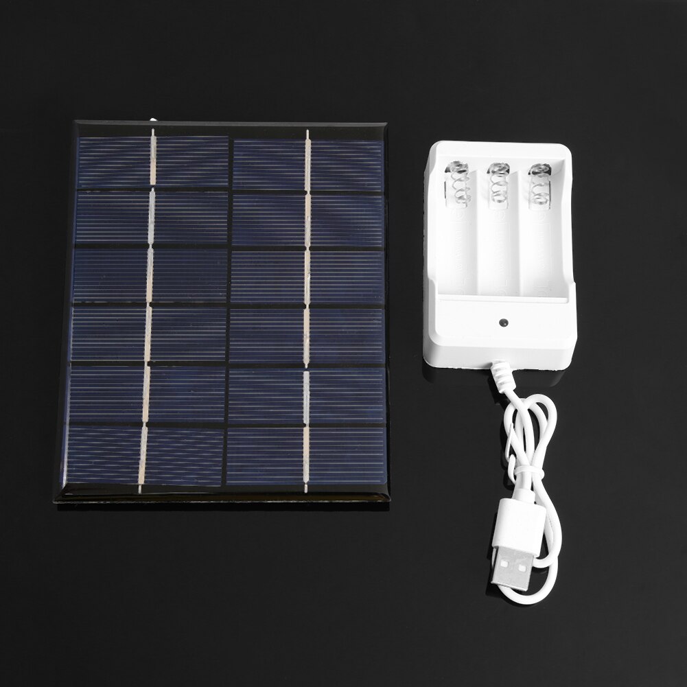 AA Rechargeable Battery Charger 2W 6V Solar Panel for Power Bank Phone Charger Smart Phone Portable Flexible Power