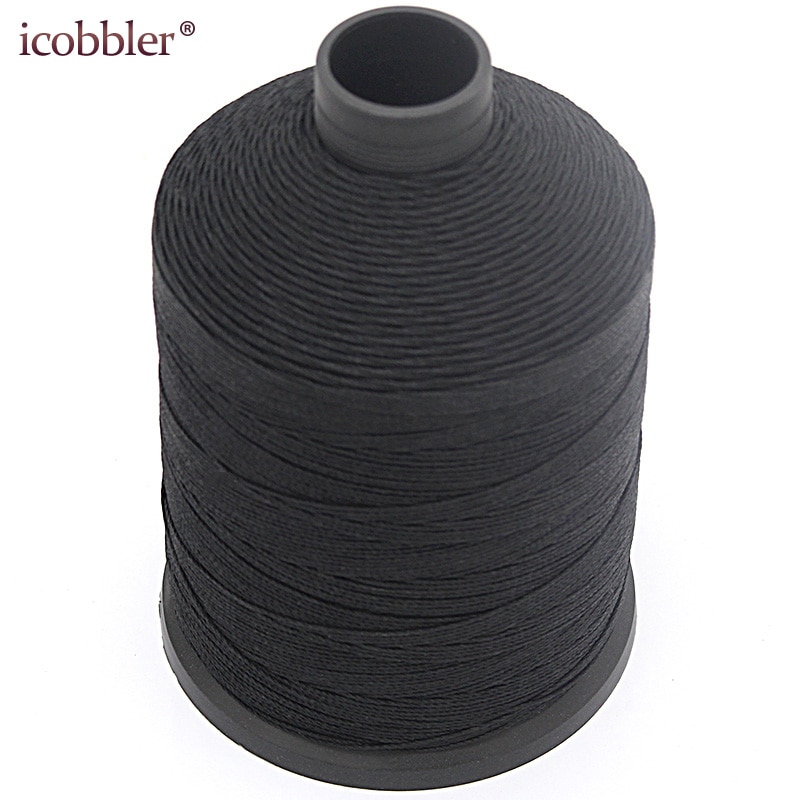 0.8mm runde vokset tråde, stærk håndsyet polyestertråd til læder pung gør-det-selv 1 stk længde  is 750m