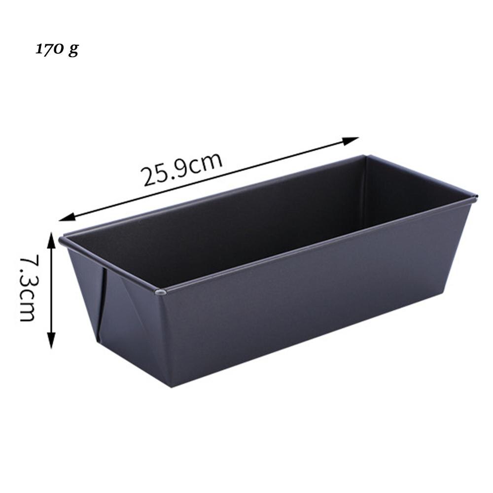 Non-stick Koektrommel Toast Bakken Pan Brood Cake Box Mold Rechthoek Carbon Staal Bakplaat Bakvormen Gereedschap: M