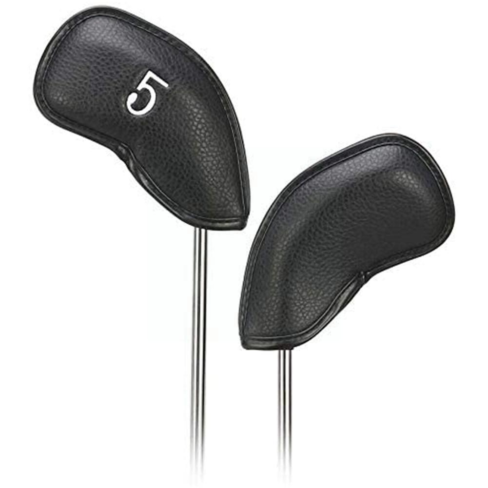 Luxe golfclubhoezen van synthetisch leer, waterdicht, geschikt voor alle ijzers, set van  f9 12 8