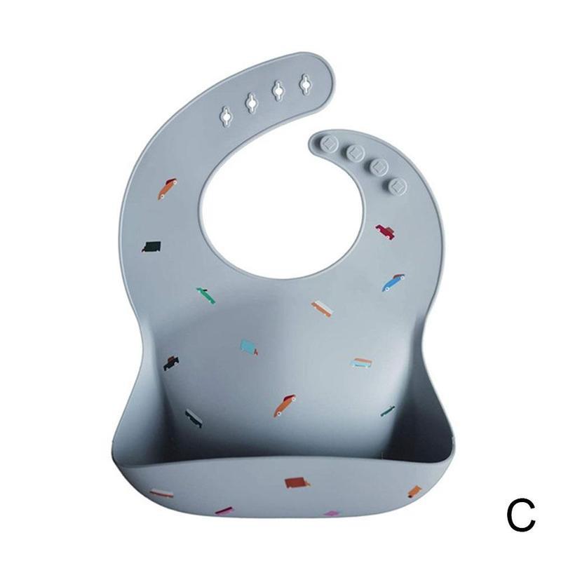Ins Stijl Print Baby Slabbetjes Babyvoeding Stuff Leuke Patroon Kids Meisje Jongen Peuter Waterdichte Zachte Siliconen Verstelbare Kinderen Bib: Retro cars
