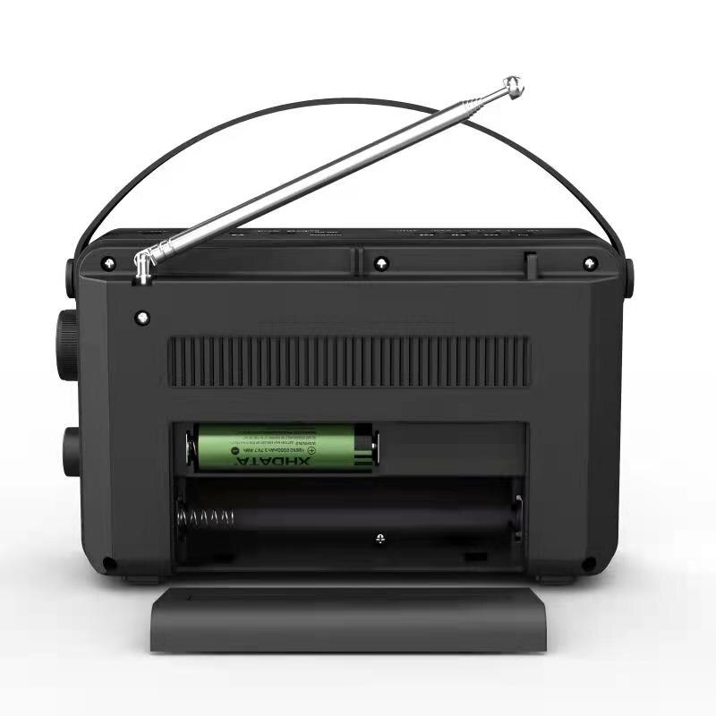 XHDATA – Radio FM Portable D-901 AM DSP, récepteur Radio à ondes courtes SW, lecteur MP3, compatible Bluetooth, lecteur de musique pour la maison, pour personnes âgées