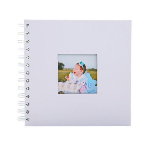 Baby Growth Moment Record Family Memory DIY Photo Album 20-Page Scrapbook Record Family Memory DIY Photo Album Photo Album: White