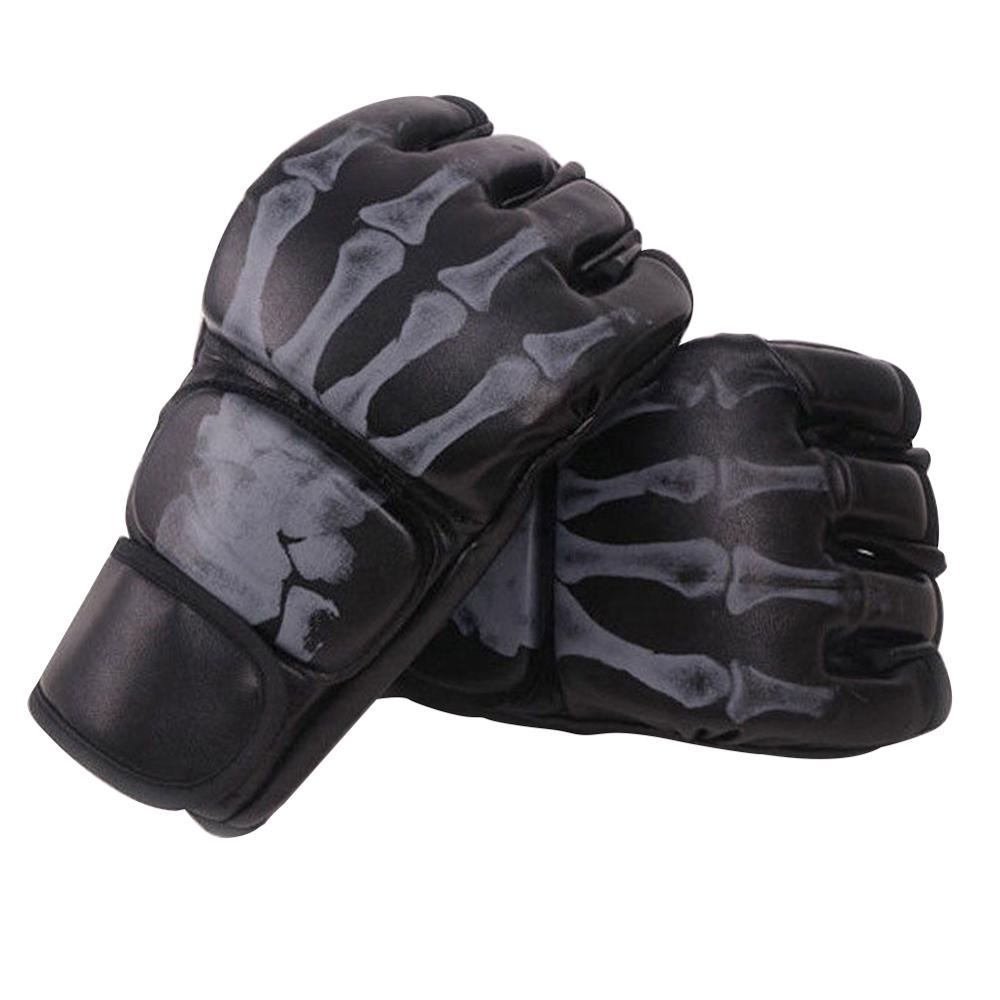 Adults Women/Men Sparing Grappling Boxing Gloves Thai MMA Fighting Punch Training Mitts: Default Title