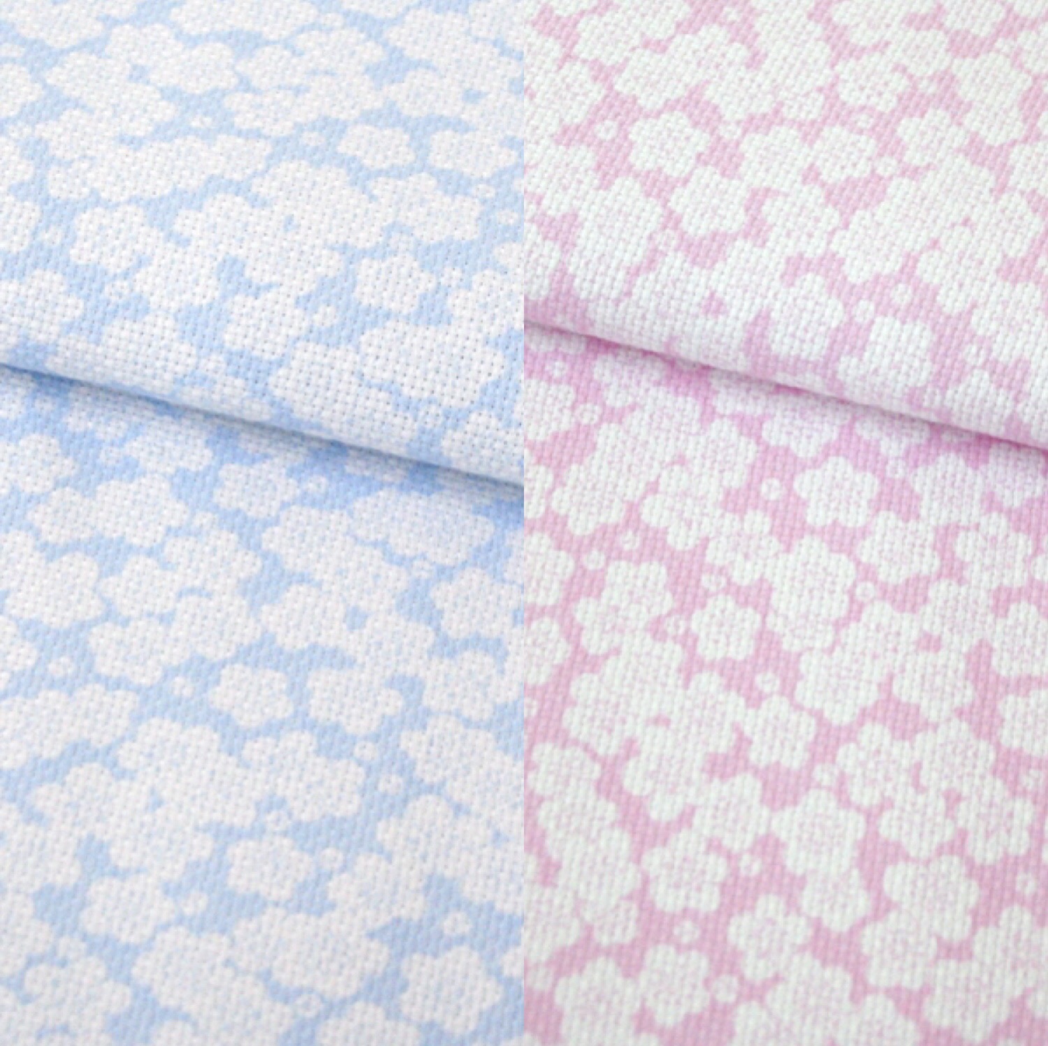 So yeah Rain Flower Korea imported a single stitch 14CT embroidered cloth Bright cross stitch fabric