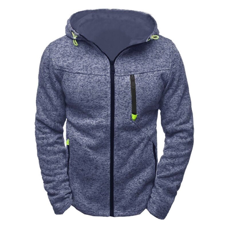 Motorcykel herrejakke vinter slim hættetrøje varm sweatshirt med hætte frakke jakke outwear sweater varm top