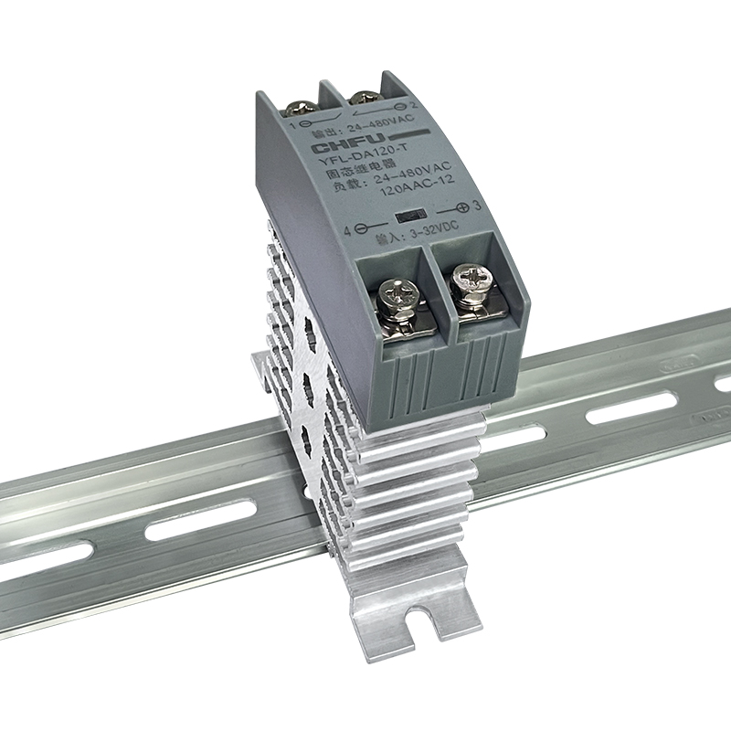 Solid State Relay 10A 25A 40A 60A 80A 100A 120A Din Rail Relay With Radiator SSR Single Phase AC-AC DC-DC